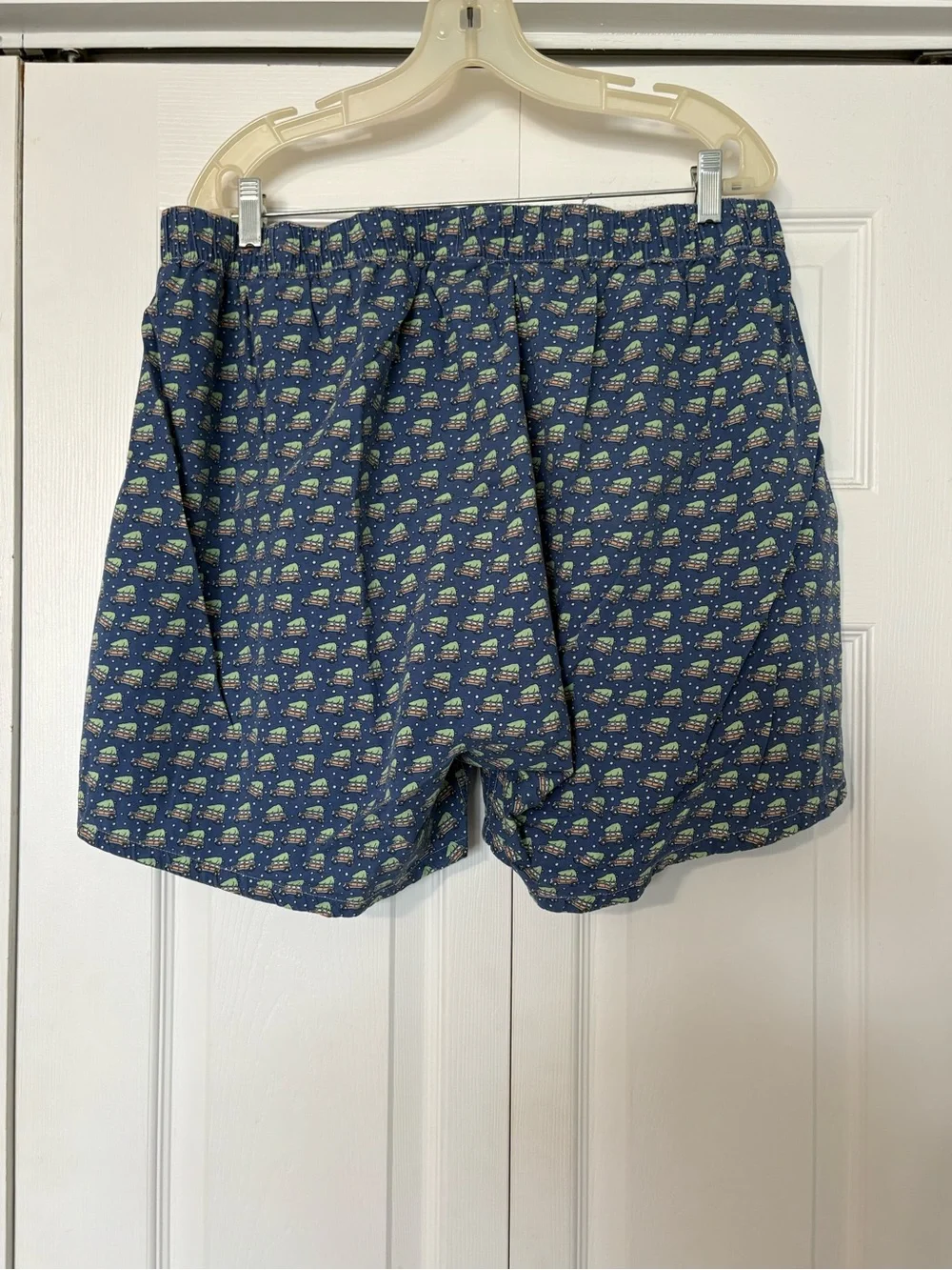 Vineyard Vines Navy Holiday Print Boxer Shorts